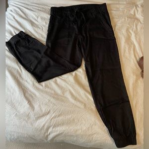 Buffalo black pants with elastic cuffs